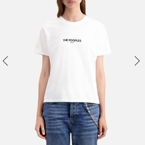 The Kooples white logo tshirt